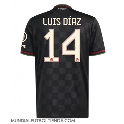 Camiseta Bayern Munich Luis Diaz #14 Tercera Equipación Replica 2025-26 mangas cortas